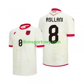 Koszulka Albania Kristjan Asllani 8 Wyjazdowe Koszulki Piłkarskie World Cup 2026 Krótki Rękaw